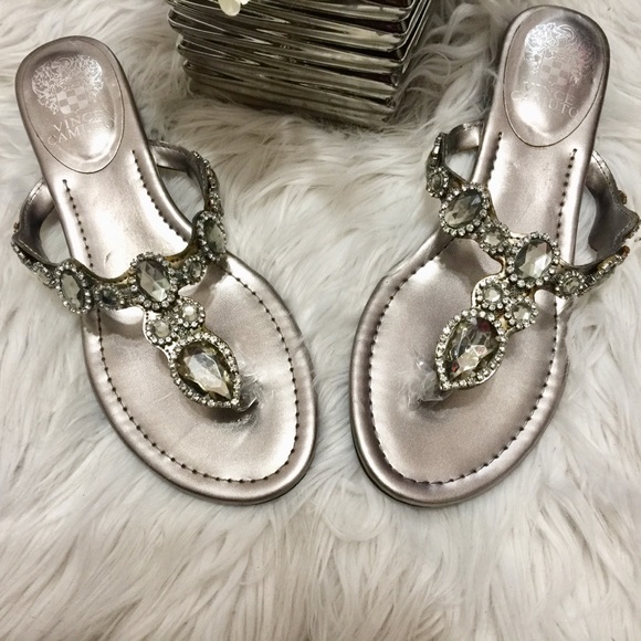 vince camuto rhinestone sandals
